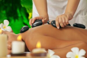 playoff wellness village - stone massage